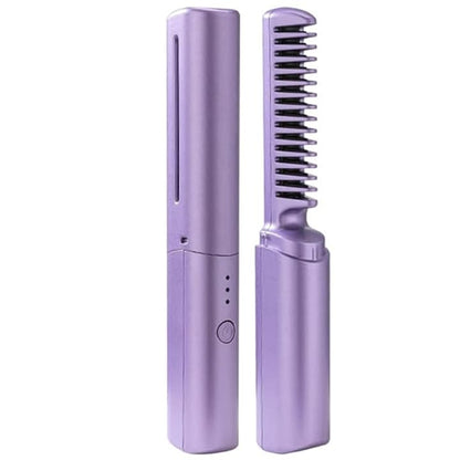 PERIA PRO 2-în-1 | Fără Fir, Ceramică, 3 Trepte, 150-200°C, Violet
